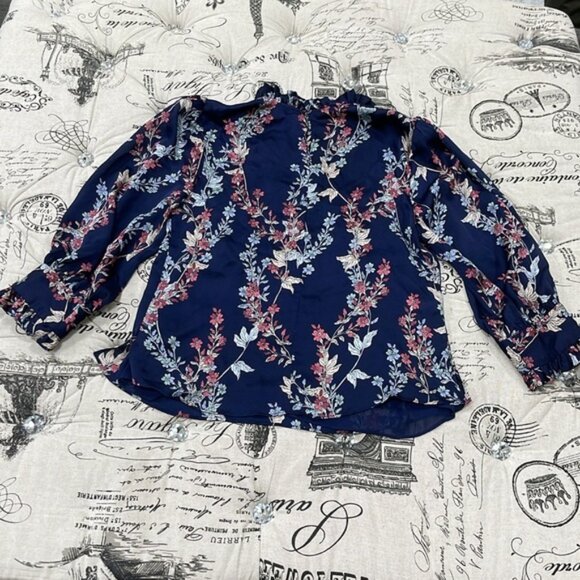 BCBGMAXAZRIA Floral-Print Blouse - Picture 13 of 14